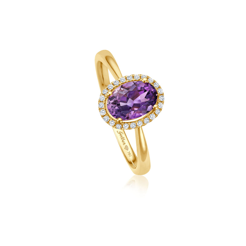 juwelier-jeweler-gelber-diamonds-diamanten-entourage-ring-gelbgold-amethyst-produktfoto
