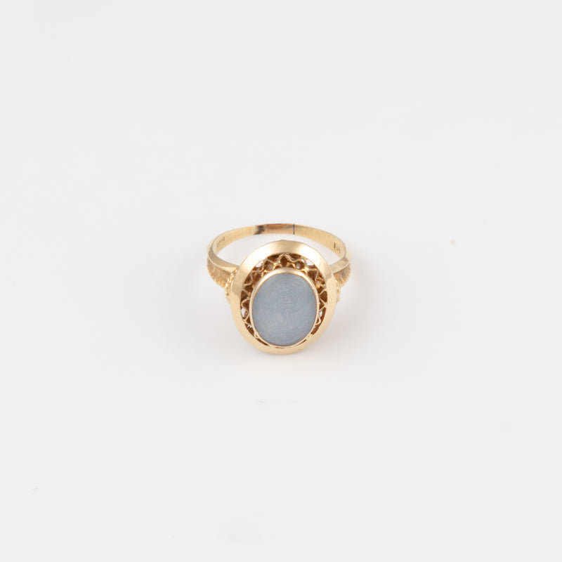 juwelier-jeweler-gelber-vintage-opal-ring-gelbgold-produktfoto-seite