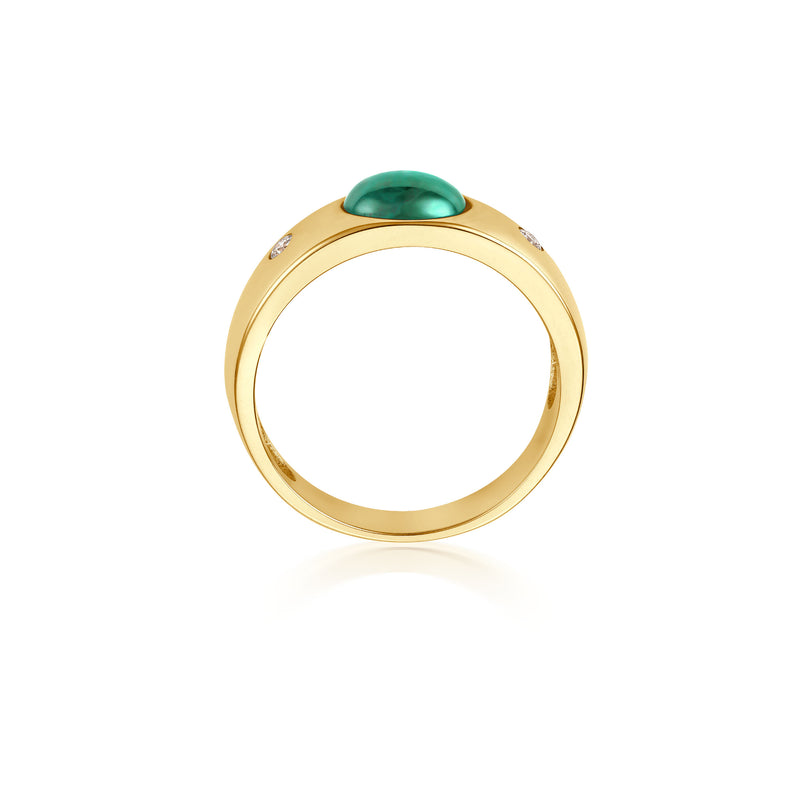 juwelier-jeweler-gelber-diamonds-diamanten-cabochon-ring-gelbgold-smaragd-farbstein-seite