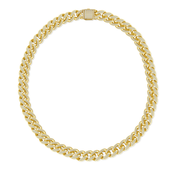 Iced deals gold chain