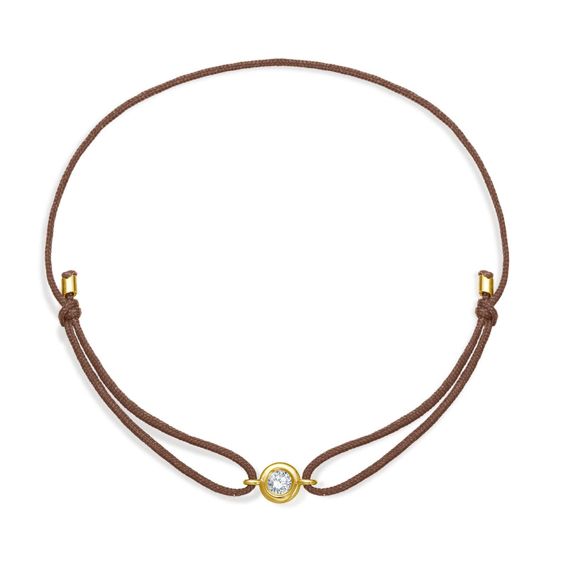 juwelier-jeweler-gelber-fusskettchen-fusskette-stoffband-one-diamond-gelbgold-braun