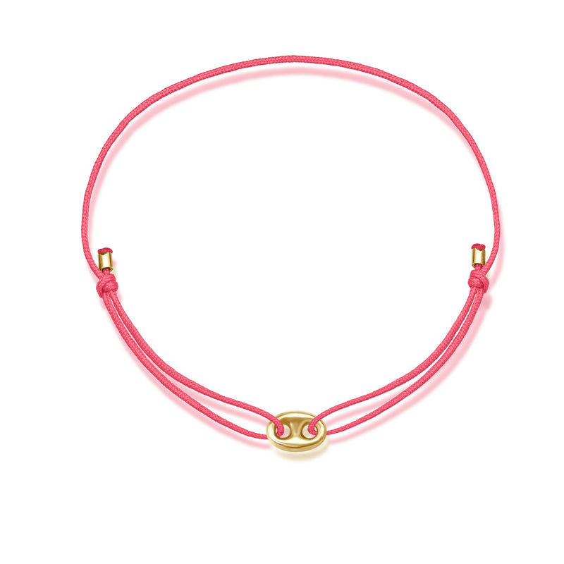 juwelier-jeweler-gelber-fusskettchen-fusskette-coffee-bean-stoffband-gelbgold-pink