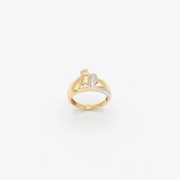 juwelier-jeweler-gelber-vintage-kollektion-collection-vintage-schmuck-ringe-one-diamond-brillant-weissgold-gelbgold
