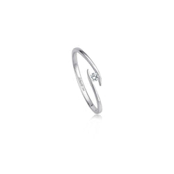 Zen Diamond Ring - 0,05 ct - Weißgold
