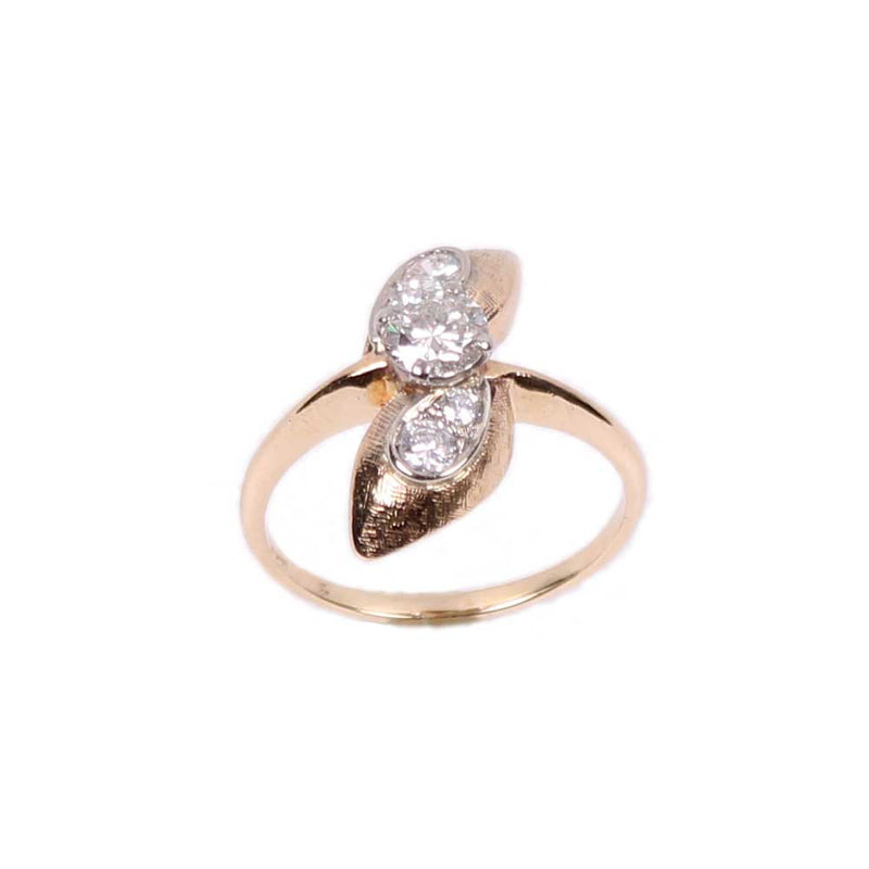 Vintage Diamant Ring - Gelbgold