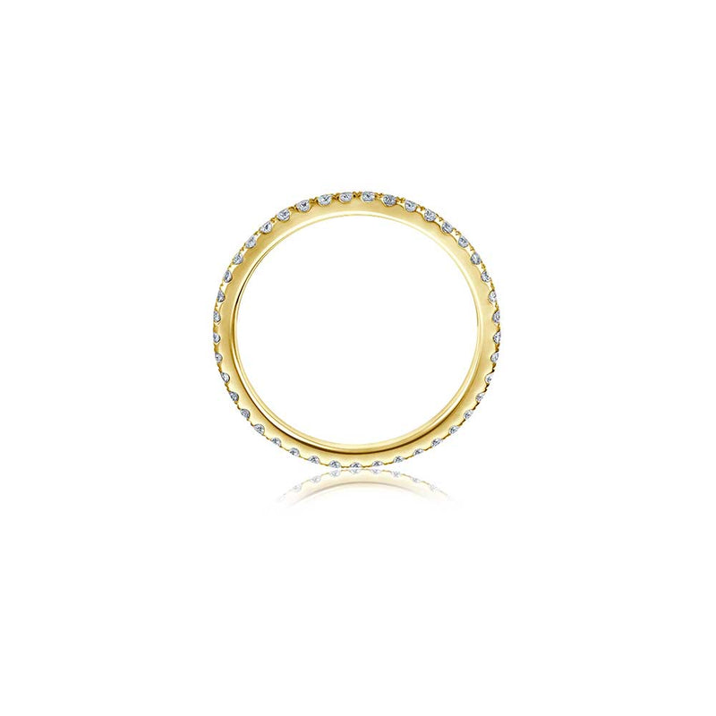 Voll-Memoire Diamant Ring - 0,50 ct - Gelbgold