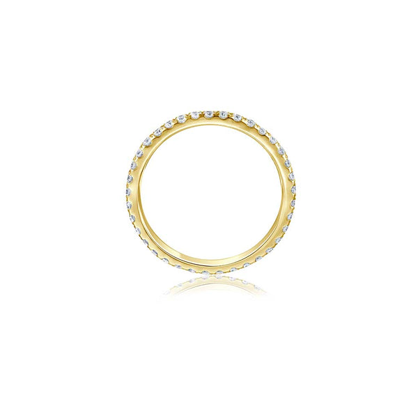 Voll-Memoire Diamant Ring - 0,35 ct - Gelbgold