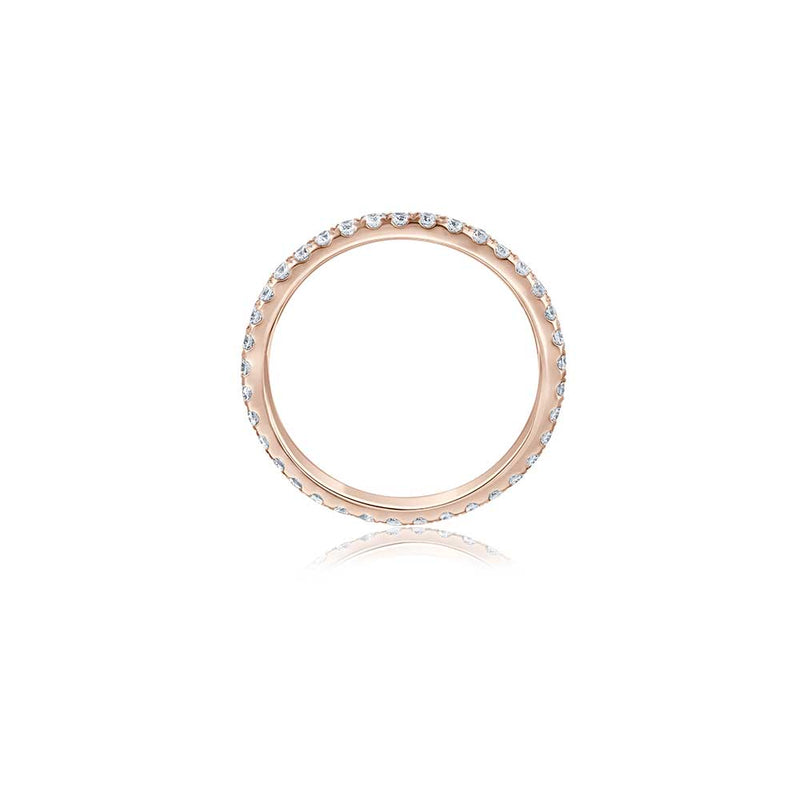 Voll-Memoire Diamant Ring - 0,35 ct - Roségold