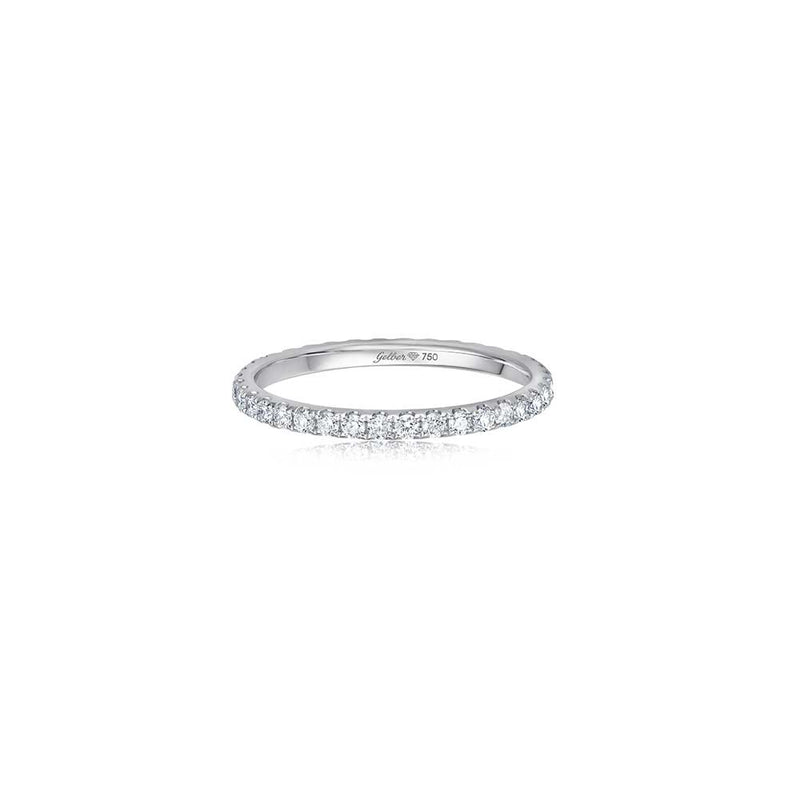 Voll-Memoire Diamant Ring - 0,50 ct - Weißgold