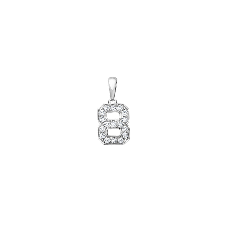 Small Diamond Digits - Weißgold