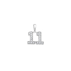 Small Diamond Digits - Weißgold