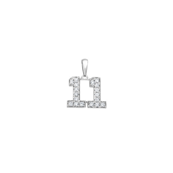 Small Diamond Digits - Weißgold