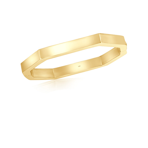 Chunky Edge Bracelet - Gelbgold