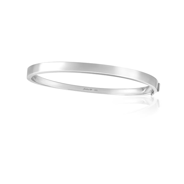 Delphi Bangle - Weissgold