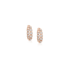 Small Claire Hoops – Roségold