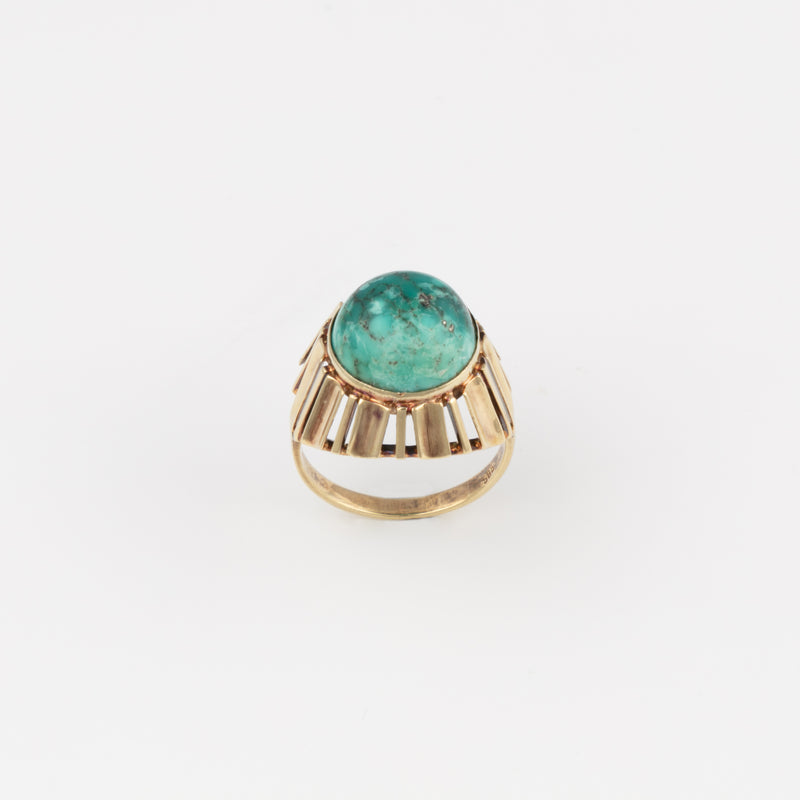 juwelier-jeweler-gelber-gelbgold-tuerkis-vintage-ring-produktfoto