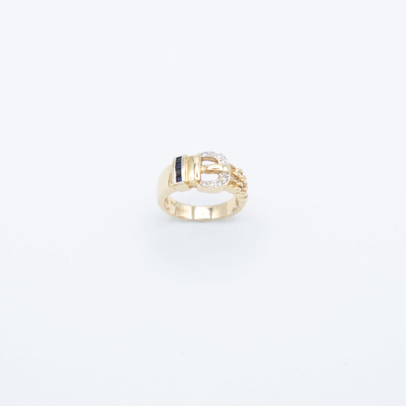 juwelier-jeweler-gelber-vintage-saphire-diamanten-vintage-ring-gelbgold-produktfoto