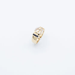 juwelier-jeweler-gelber-vintage-saphire-diamanten-vintage-ring-gelbgold