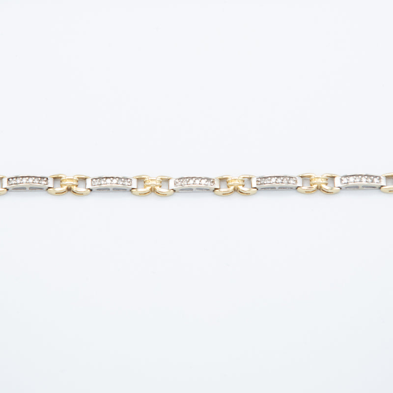 juwelier-jeweler-gelber-armband-bicolor-weissgold-gelbgold-vintage-diamanten