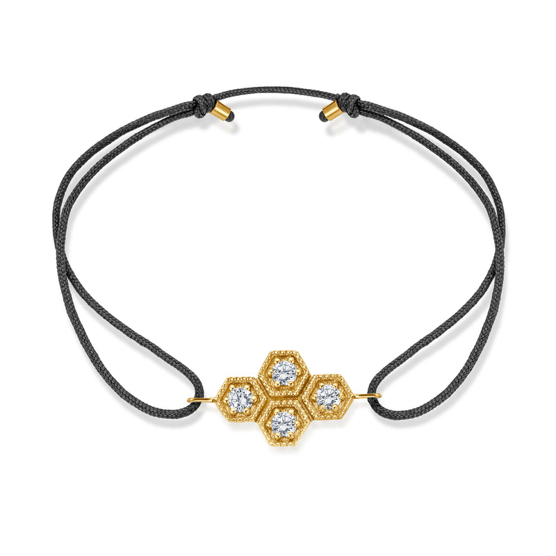 juwelier-jeweler-gelber-diamonds-diamanten-gold-echtgold-armband-stoffarmband-bracelet-honeycomb-wristband-gelbgold