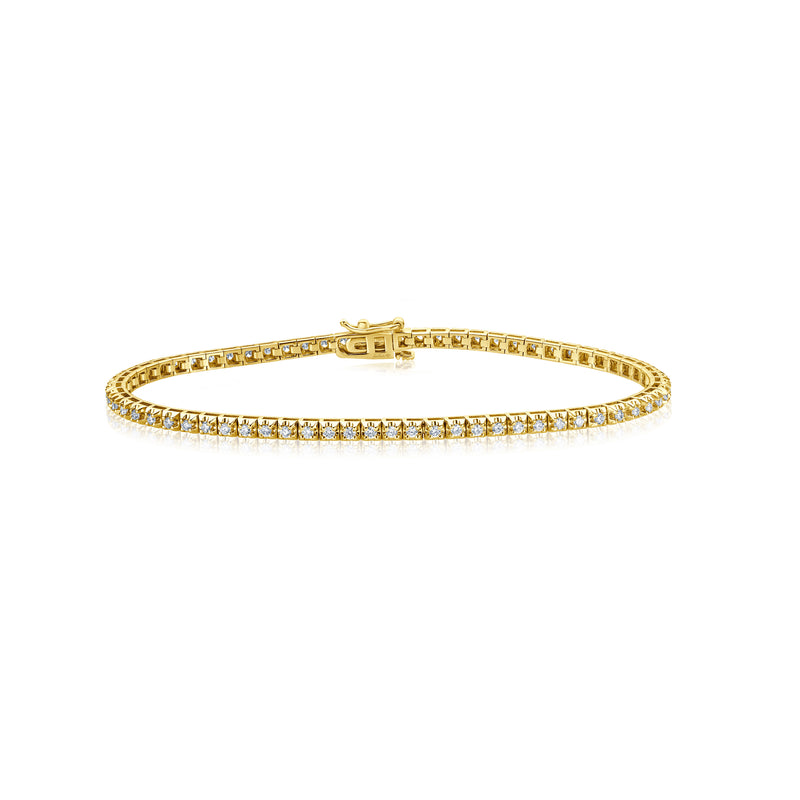 Tennis Bracelet 1,00 ct. - Gelbgold