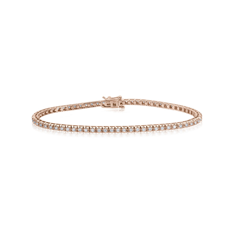 Tennis Bracelet 1,00 ct. - Roségold