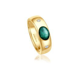 juwelier-jeweler-gelber-diamonds-diamanten-cabochon-ring-gelbgold-smaragd-farbstein