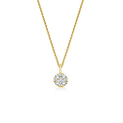 Diamond Ballet Necklace - Gelbgold