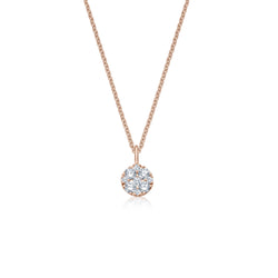 Diamond Ballet Necklace - Roségold