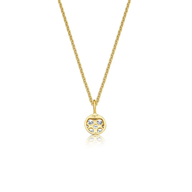 Diamond Ballet Necklace - Gelbgold