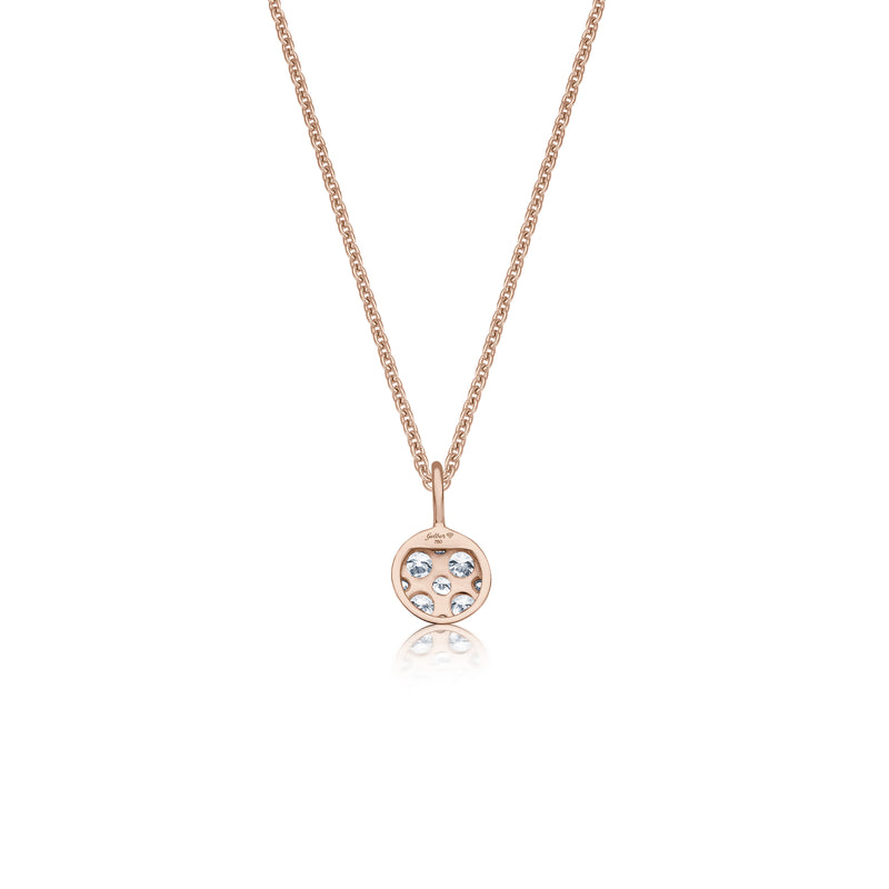 Diamond Ballet Necklace - Roségold