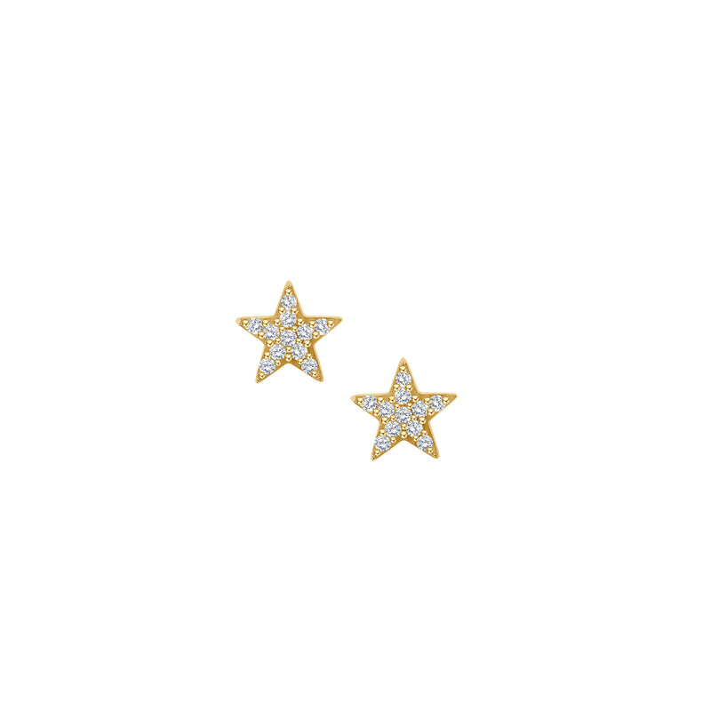 juwelier-jeweler-gelber-diamond-diamanten-star-ohrstecker-gelbgold-frontal