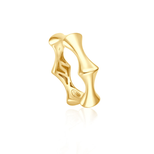 Thin Spike Ring - Gelbgold