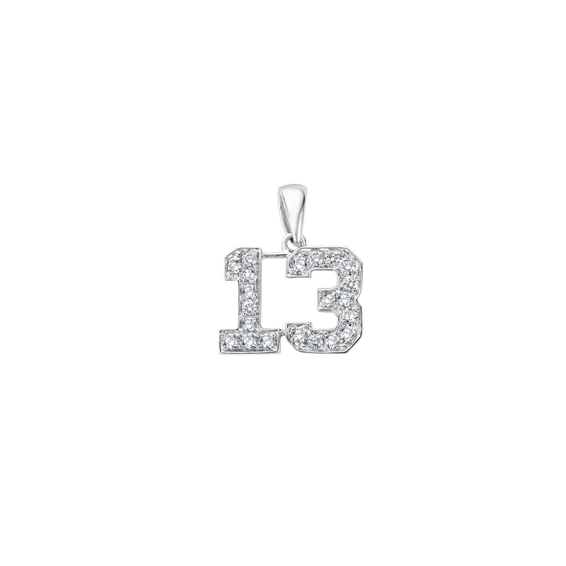 Small Diamond Digits - Weißgold