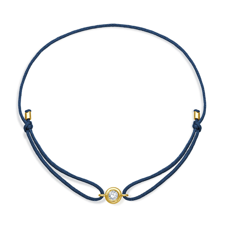juwelier-jeweler-gelber-fusskettchen-fusskette-stoffband-one-diamond-gelbgold-dunkelblau