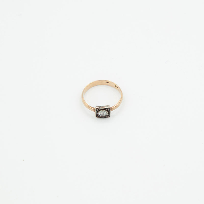 Vintage Diamant Ring - Gelbgold