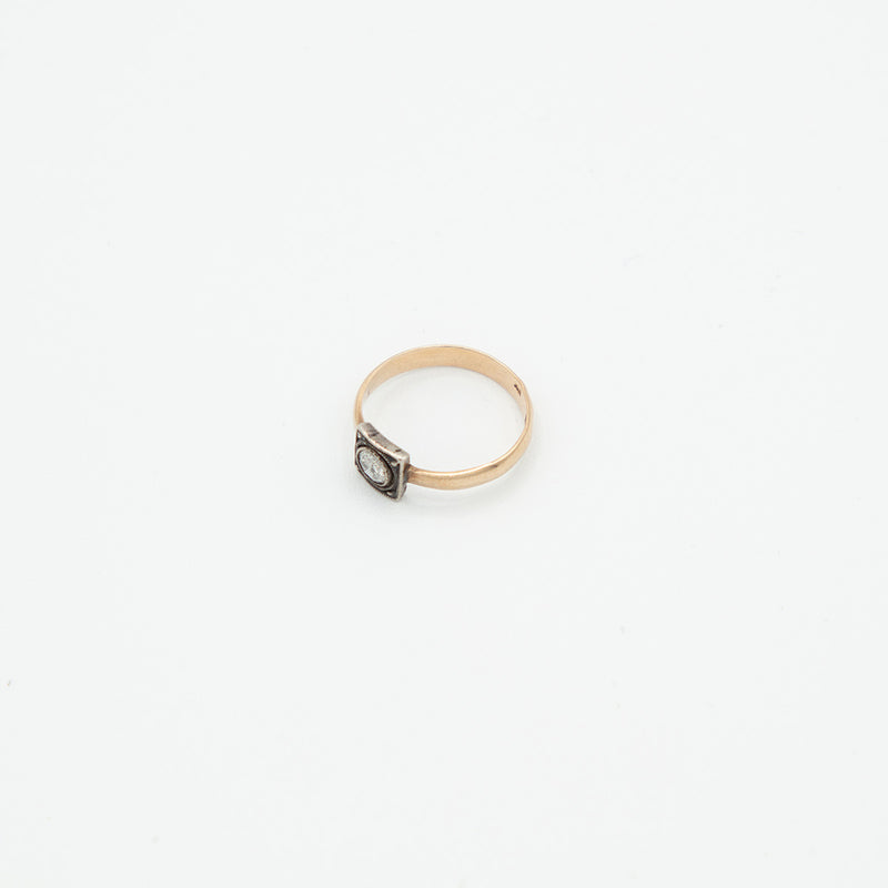 Vintage Diamant Ring - Gelbgold