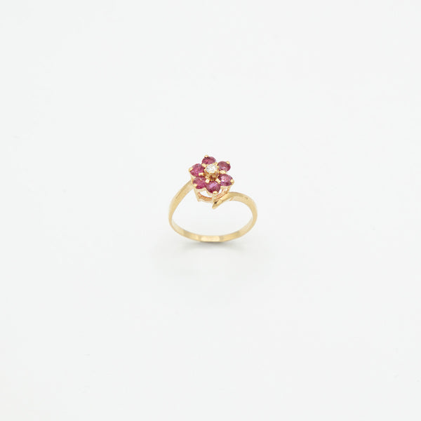 Vintage Brillant Ring - Gelbgold