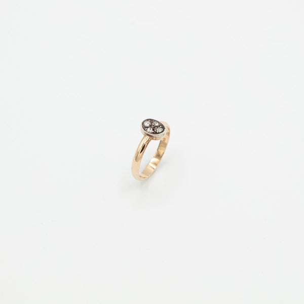 Vintage Diamant Ring - Gelbgold