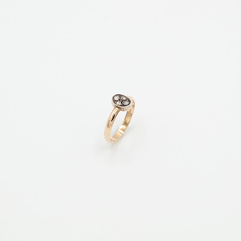Vintage Diamant Ring - Gelbgold