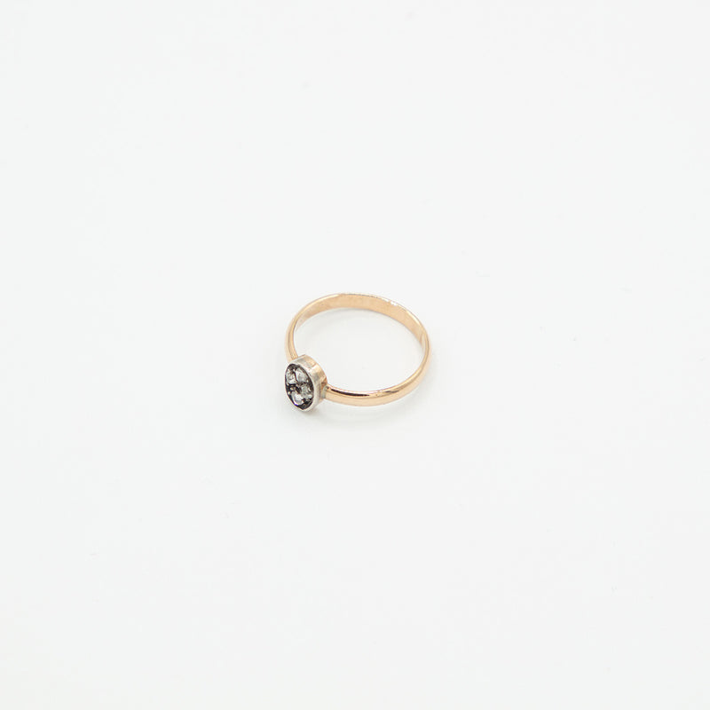 Vintage Diamant Ring - Gelbgold