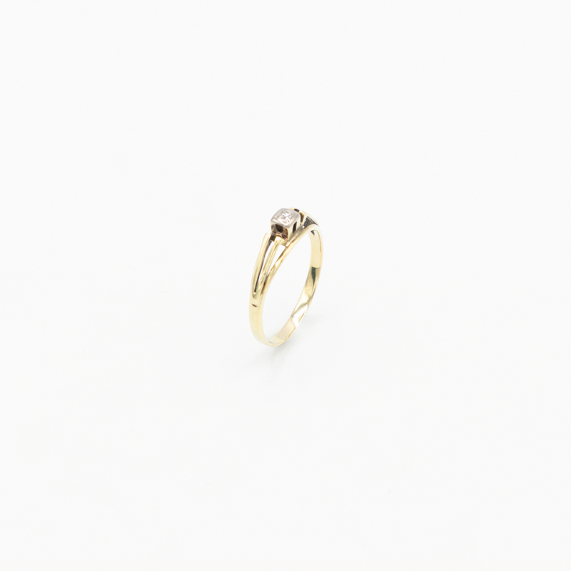 Vintage Diamond Ring - Bicolor