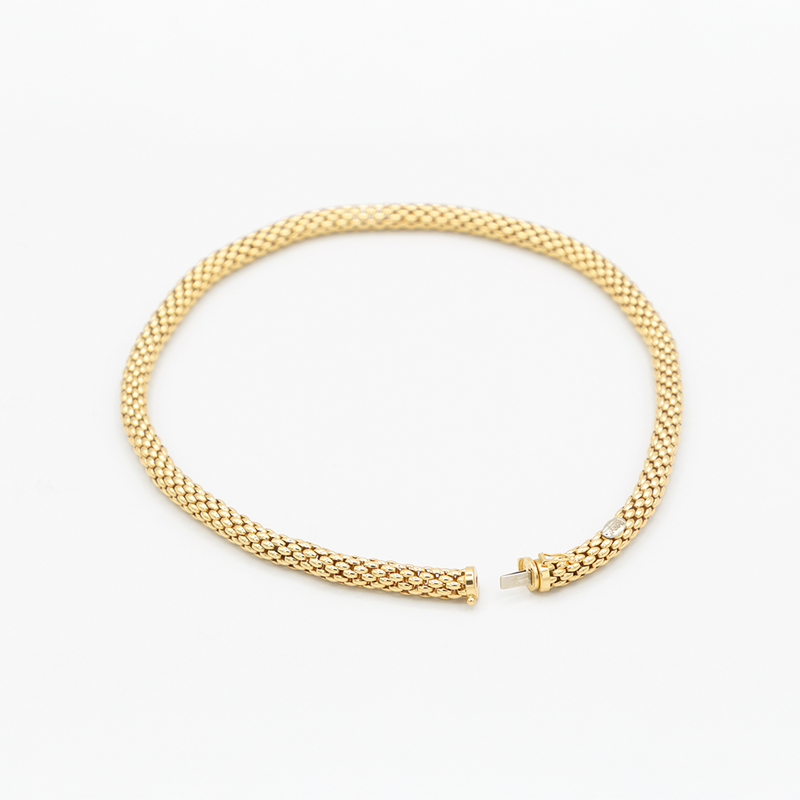 Vintage Gold Scale Chain - Gelbgold