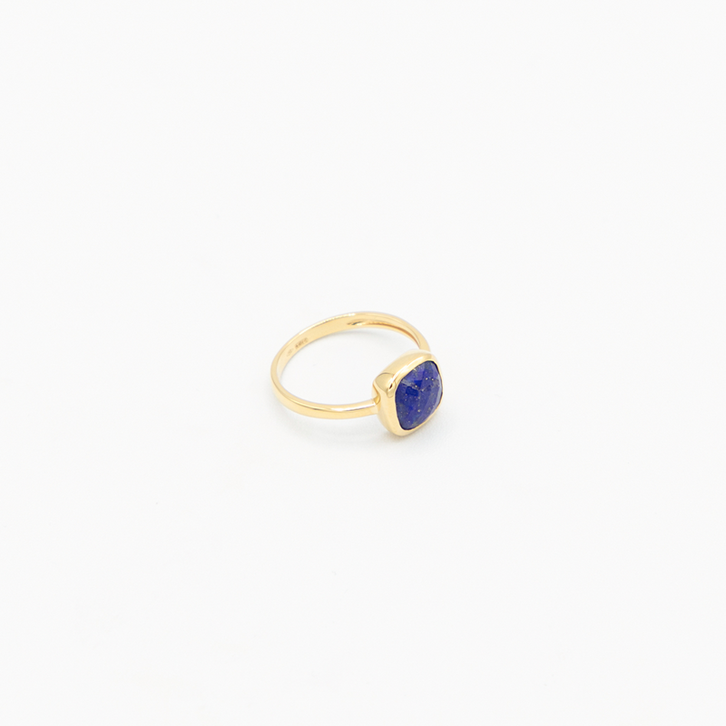 Vintage Lapis Ring - Gelbgold