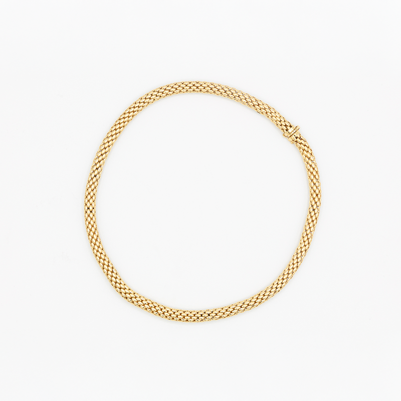 Vintage Gold Scale Chain - Gelbgold