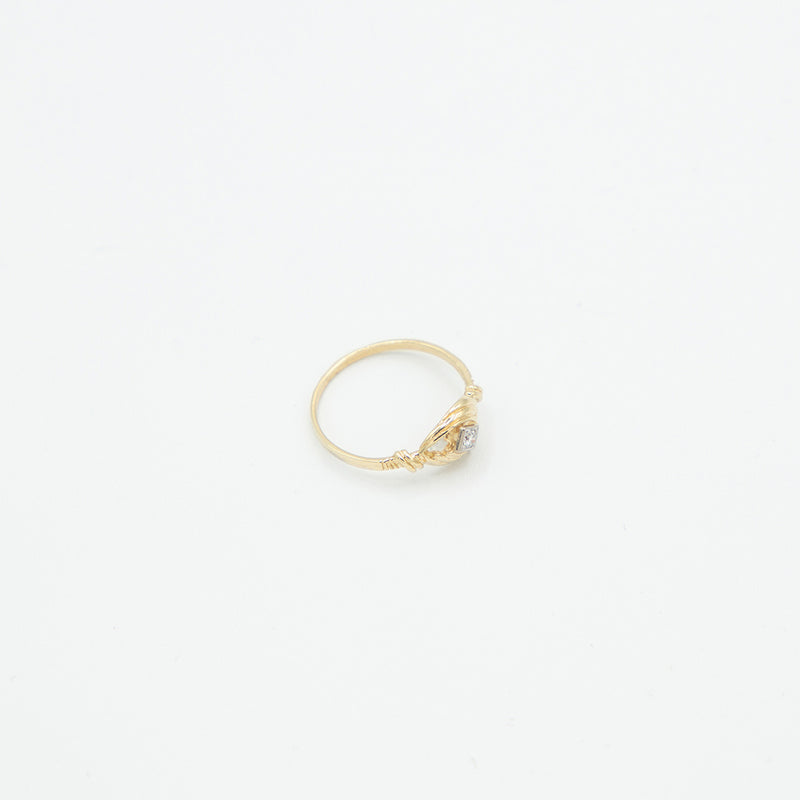 Vintage Brillant Ring - Gelbgold