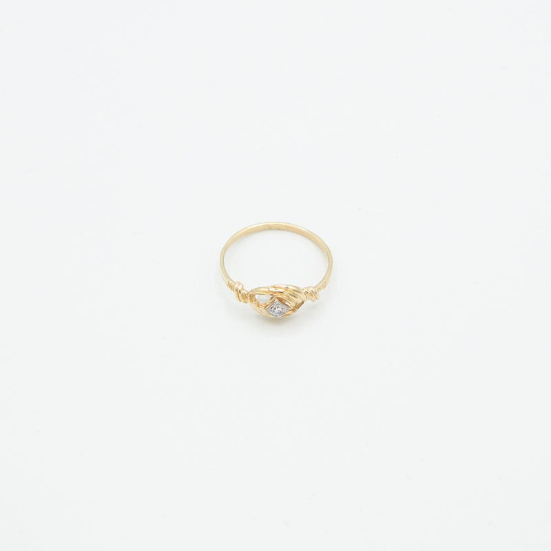 Vintage Brillant Ring - Gelbgold