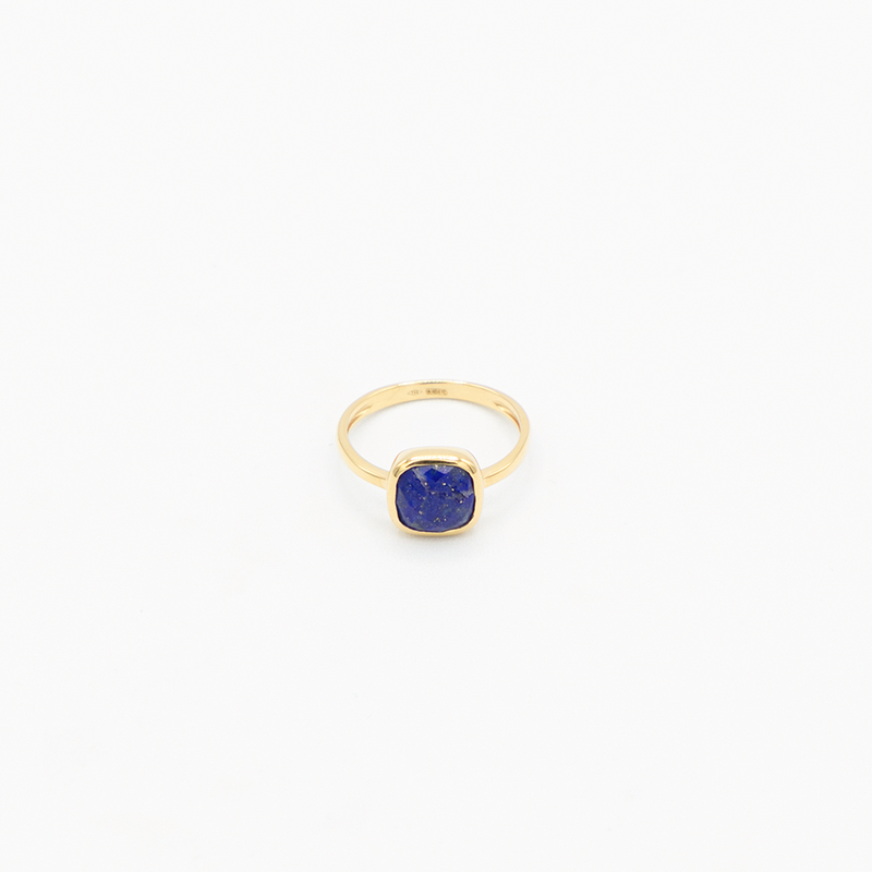 Vintage Lapis Ring - Gelbgold