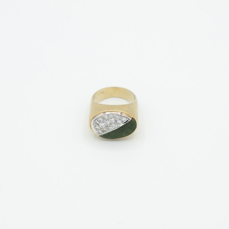 Vintage Brillant Ring - Gelbgold
