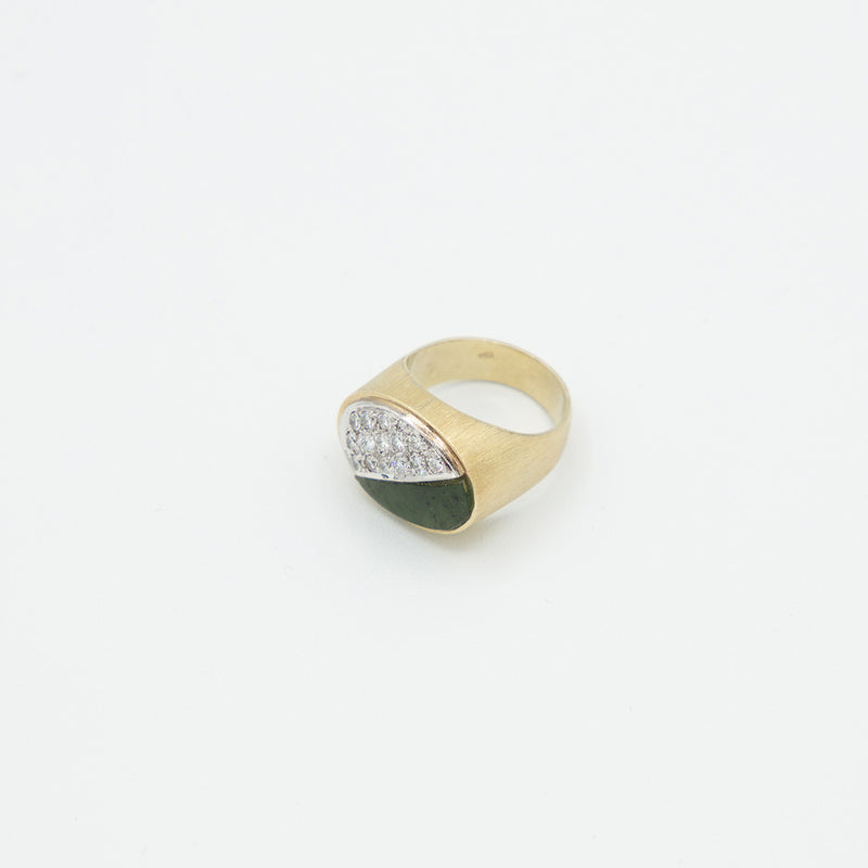 Vintage Brillant Ring - Gelbgold